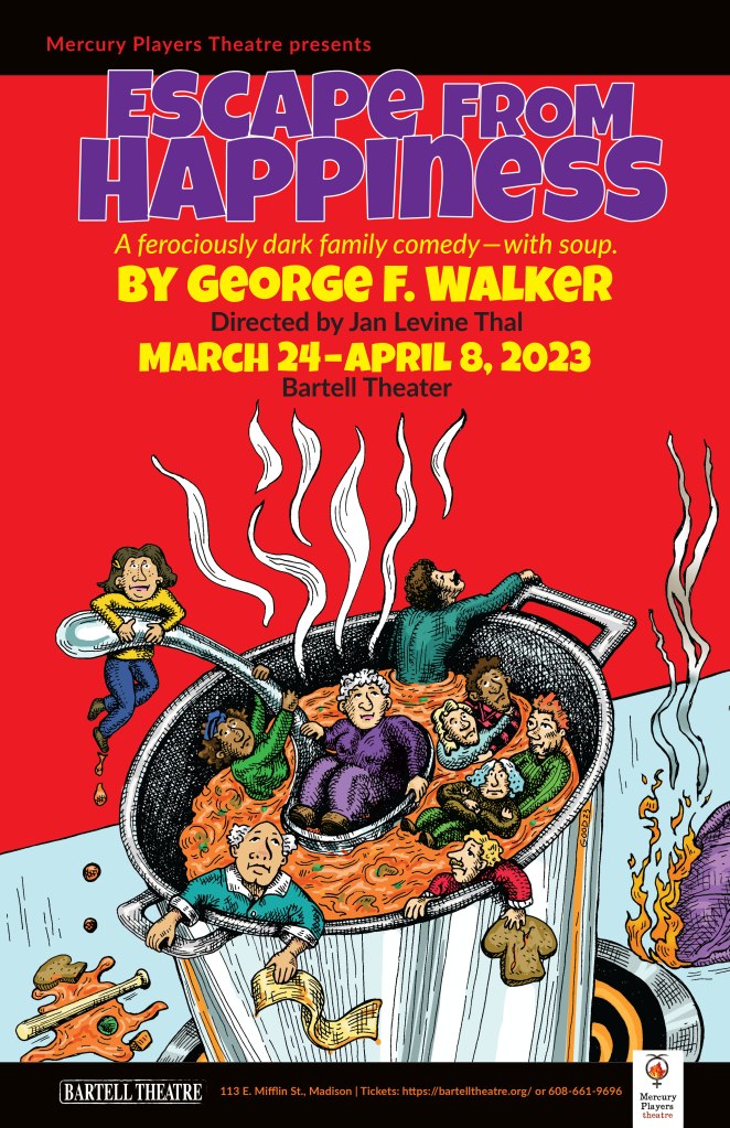 poster for a play 
original illustration
original poster design